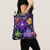 Dekorative Blumenelemente Tasche (Von Nahem)