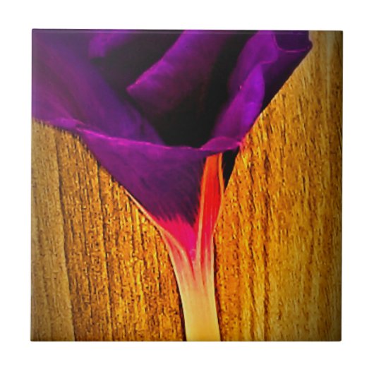 Dekorative Blumenfolie Fliese (Vorderseite)