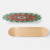 Dekorative Blumenkunst Skateboard (Horizontal)