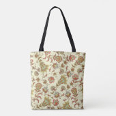 Dekorative Blumenmuster mit zarten Pflanze Tasche (Rückseite)