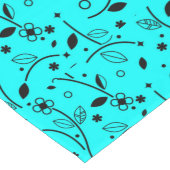 Dekorative Blumenpastellfarben Großer Tischläufer (Ecke)