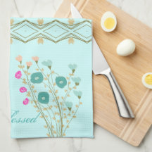 Dekorative Blüte mit Muster betont