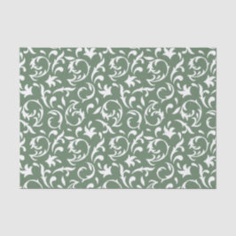 Dekorative Blütenblätter im Weißzwirn Seidenpapier