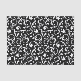 Dekorative Blütenblätter im Weißzwirn Seidenpapier