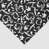 Dekorative Blütenblätter im Weißzwirn Seidenpapier (Ausschnitt)