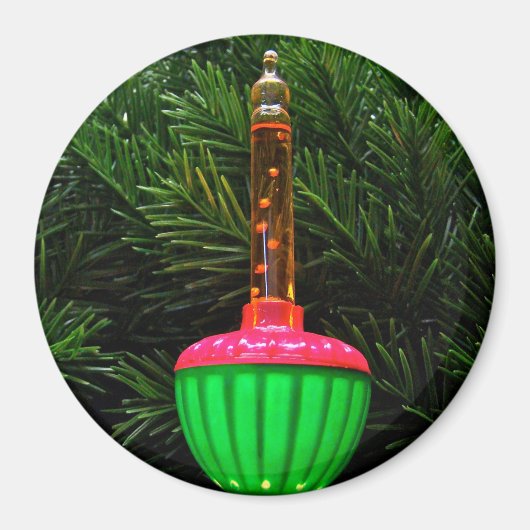 Dekorative Bubble Light Holiday Magnet (Vorne)