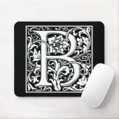 Dekorative Buchstabe-Initiale "B" Mousepad (Mit Mouse)