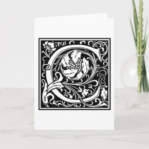 Dekorative Buchstabe-Initiale "C"