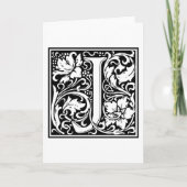 Dekorative Buchstabe-Initiale "J" (Vorderseite)