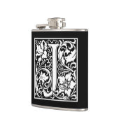 Dekorative Buchstabe-Initiale "J" Flachmann (Links)