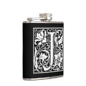 Dekorative Buchstabe-Initiale "J" Flachmann (Rechts)