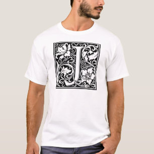 Dekorative Buchstabe-Initiale "J" T-Shirt
