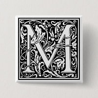 Dekorative Buchstabe-Initiale "M"