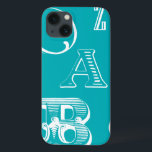 Dekorative Buchstaben auf blauem Hintergrund Case-Mate iPhone Hülle<br><div class="desc">Eine echte Alphabet-Suppe erwartet Sie beim Kauf dieses Ausdrucks dekorativer Buchstaben auf blauem Hintergrund. Das Vision Studio ist eine großartige Ergänzung zu einem Kinderzimmer oder einem Spielzimmer. Bestellen Sie noch heute einen Ausdruck!</div>
