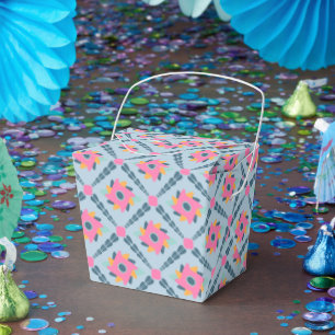 Dekorative bunte Fliese Geschenkschachtel