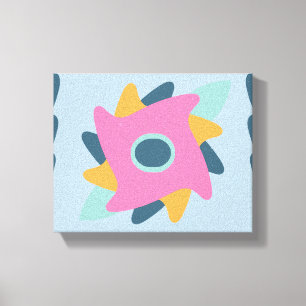 Dekorative bunte Fliese Leinwanddruck