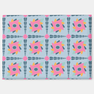 Dekorative bunte Fliese Magnet