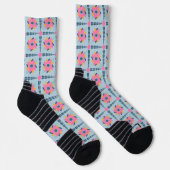 Dekorative bunte Fliese Socken (Rechts)