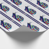 Dekorative bunte Schnecke Geschenkpapier (Ecke)