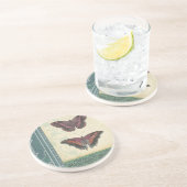 Dekorative Butterfly Brocade von Vision Studio Getränkeuntersetzer (Seite)