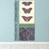 Dekorative Butterfly Brocade von Vision Studio Leinwanddruck (Insitu (Holzboden))