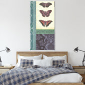 Dekorative Butterfly Brocade von Vision Studio Leinwanddruck (Insitu (Schlafzimmer))