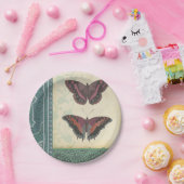 Dekorative Butterfly Brocade von Vision Studio Pappteller (Party)