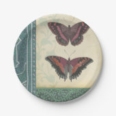 Dekorative Butterfly Brocade von Vision Studio Pappteller (Vorderseite)