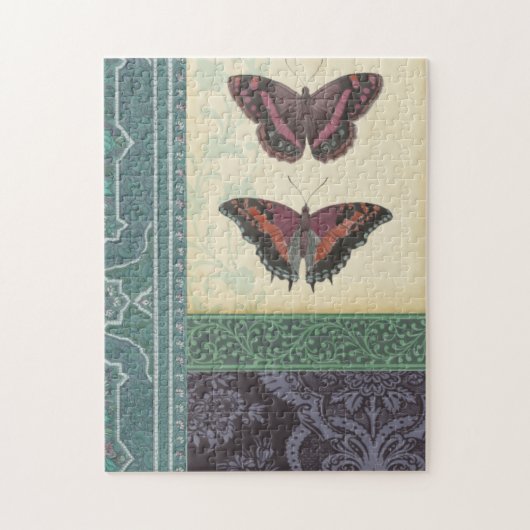 Dekorative Butterfly Brocade von Vision Studio Puzzle (Vertikal)
