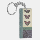 Dekorative Butterfly Brocade von Vision Studio Schlüsselanhänger (Vorderseite links)