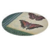 Dekorative Butterfly Brocade von Vision Studio Schneidebrett (Ecke)
