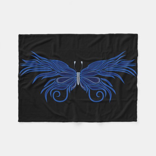 Dekorative Butterfly Fleece Blanket (Vorderseite (Horizontal))