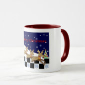 Dekorative Cartoon-WeihnachtsTasse Tasse (VorderseiteRechts)