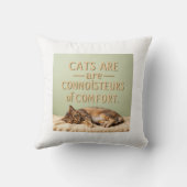Dekorative Cat Lovers Soft, stilvolles Design Kissen (Rückseite)