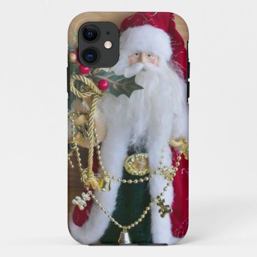 DEKORATIVE CHRISTMAS SANTA Case-Mate iPhone HÜLLE (Rückseite)