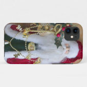 DEKORATIVE CHRISTMAS SANTA Case-Mate iPhone HÜLLE (Rückseite (Horizontal))