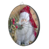 DEKORATIVE CHRISTMAS SANTA DARTSCHEIBE (Vorderseite rechts)