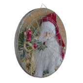 DEKORATIVE CHRISTMAS SANTA DARTSCHEIBE (Vorderseite Links)