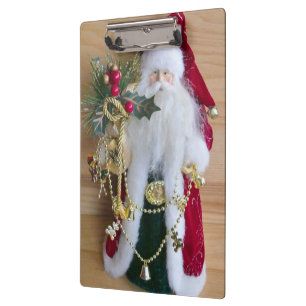 DEKORATIVE CHRISTMAS SANTA KLEMMBRETT