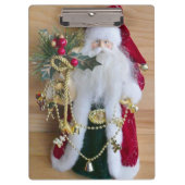 DEKORATIVE CHRISTMAS SANTA KLEMMBRETT (Vorderseite)