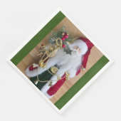 DEKORATIVE CHRISTMAS SANTA SERVIETTE (Ecke)