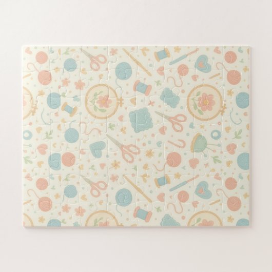 Dekorative Crochet & Craft Puzzle (Horizontal)