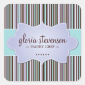 Dekorative Cupcake Jar Stickers (Vorderseite)