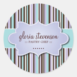 Dekorative Cupcake Jar Stickers