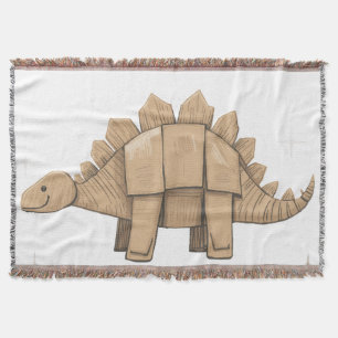 Dekorative Decke mit bezauberndem Cartoon-Dinosaur