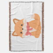 Dekorative Decke mit Wolf und Vollmond (Vorderseite Vertikal)