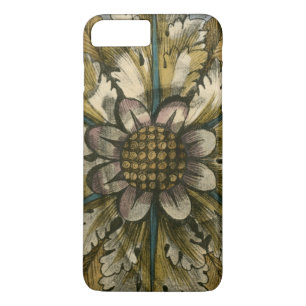 Dekorative Demask Rosette auf grauem Hintergrund Case-Mate iPhone Hülle