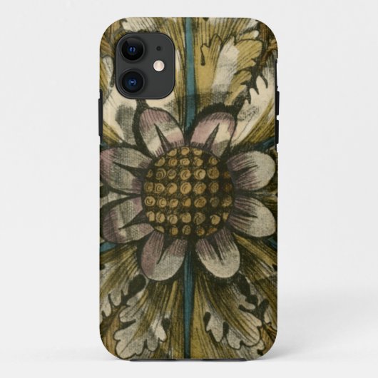 Dekorative Demask Rosette auf grauem Hintergrund Case-Mate iPhone Hülle (Rückseite)