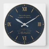 Dekorative Designer Wanduhr (Vorderseite)