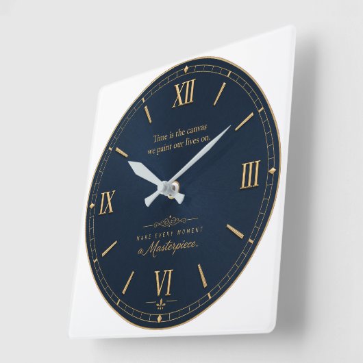 Dekorative Designer Wanduhr (Winkel)